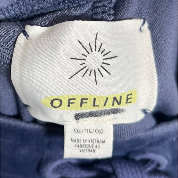 Aerie Offline Velour blue After Party Jogger 90s Y2K sz XXL - Picture 8 of 11